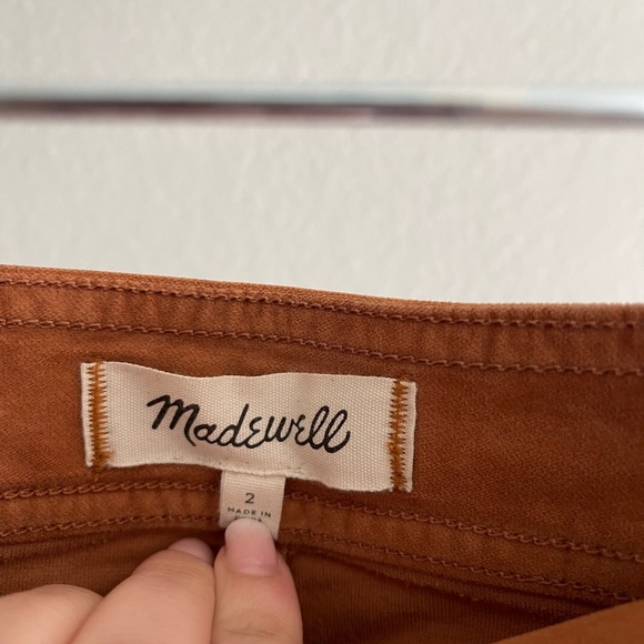 Madewell Button Down A-Line Mini Skirt - Picture 3 of 6